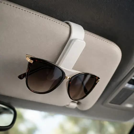 Suporte de Óculos de Sol Para Carro Clip Para Documentos Carro Viseira Veicular Universal
