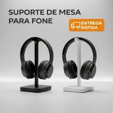 Suporte Para Fone De Mesa Suporte Headset Universal de Mesa Design Minimalista e Moderno Organizado