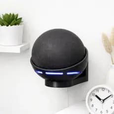 Suporte e organizador de Parede para Alexa Echo Dot 4 ou 5 porta alexa ideal para organizar sala, quarto, escritorio