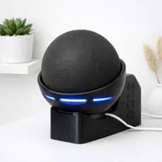 Suporte de parede para Alexa Echo Dot 4ª e 5ª Geração | Suporte Decorativo para Alexa
