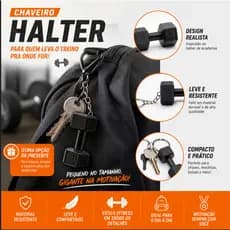 Kit 10 Chaveiros Halter Academia Fitness Mini Peso Personalizado Lembrancinha Criativa