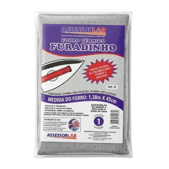 Forro Térmico Para Tábua De Passar Roupa 1,38mX45cm