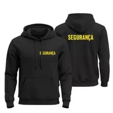 Moletom Segurança Masculino Feminino Profissional Inverno Serviço Noturno Confortável Blusa de Uniforme Inverno Serviço