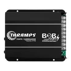 Fonte Taramps Chaveada Bob 60a Bivolt Bateria Carregador Som Automotivo Caixa BOB Trio Paredão