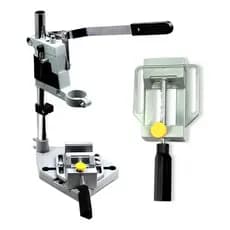 Suporte Para Furadeira Elétrica Manual Bancada 1/2 E 3/8 com Morsa Ajustável