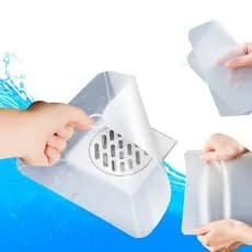 Kit  Protetores De Ralo Banheiro Cozinha Tampa Silicone 20x20 CM Mau Cheiro Insetos 2 ou 4 Unidades