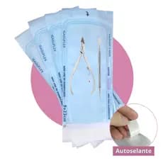 100 Unidades Envelope 9x23cm Autoclave Esterilização Auto Selante Papel Grau Cirúrgico