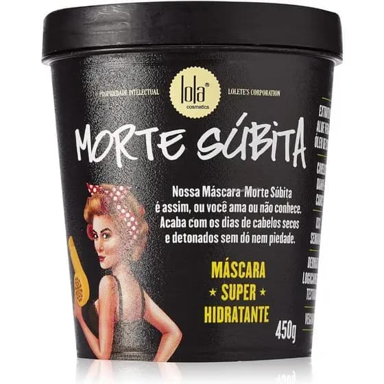 Morte Súbita Máscara de Hidratação Lola Cosmetics 450g