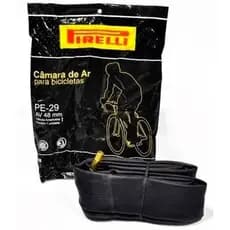 Câmara de Ar Bicicleta Pirelli Aro 29 48mm Schrader Grosso Mtb
