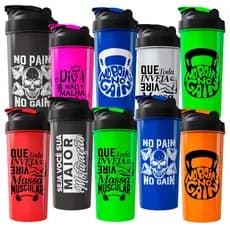 Coqueteleira Shaker Academia 600ml - Várias Estampas