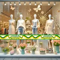 Adesivo Faixa Decorativa Para Vitrine Copa Do Mundo Vitrine 15x1m