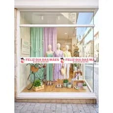 Faixa Adesivo Decorativa Vitrine Dias das Mães Pink Liquidação 1m