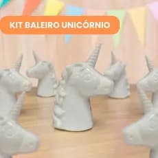 Kit 10 Baleiro Tubete Unicórnio Lembrancinha Festa Infantil Aniversário Criança Chá de Bebê