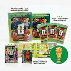 Kit Starter Pack Cards Futebol Copa 2026 Colecionável Cartas Futebol Jogo Oficial