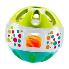 Brinquedo Bebe Bola Maluca Chocalho Som Sino Menina Menino