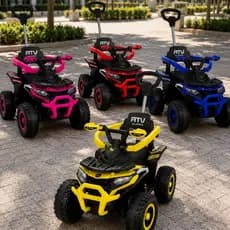 Carro Passeio Criança Quadriciclo Grande 4 Rodas Botão Musica Busina Carrinho Infantil
