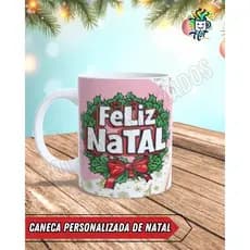 Caneca Personalizada Edição Especial de Natal Presente Lembrança