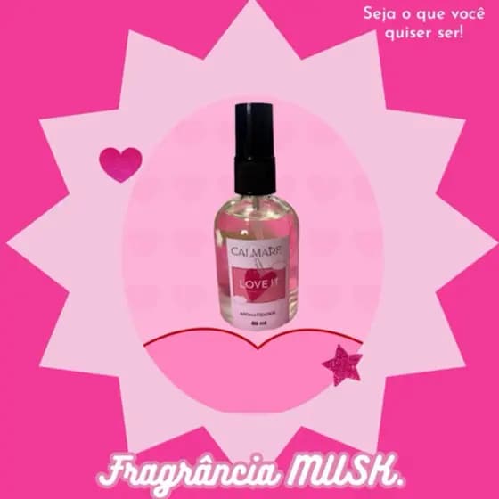 Fragrância Home Spray Cheiroso LOVEIT VANILLA ou MUSK