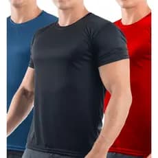Camiseta Masculina Malha Fria Academia Treino Fitness Caminhada Corrida Esportes Verão Plus Size