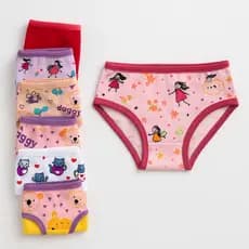 Calcinha Feminina Tanga Menina Infantil Juvenil Confortável Criança Estampas Sortidas