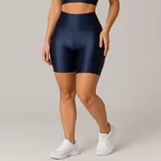 Kit Short Legging Feminino 3d Cintura Alta Ideal Para Academia Fitness Modelador Lavanta Bumbum Corrida Treino Verão