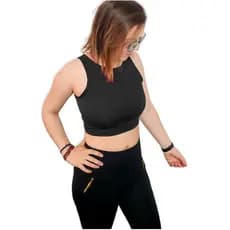 Cropped Regata Feminino em Suplex | Top Academia Liso