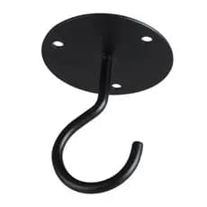 Gancho De Teto Suporte Resistente Multiuso Preto