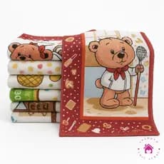 Kit de Pano de copa atoalhado 41x64cm ou 35x55cm Grande Felpudo