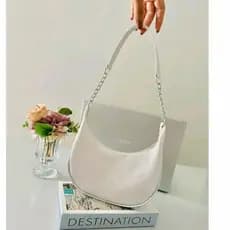Bolsa Feminina Baguete de Ombro Ziper Premium