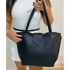 Bolsa Sacola Feminina Grande De Ombro Universitária Reforçada