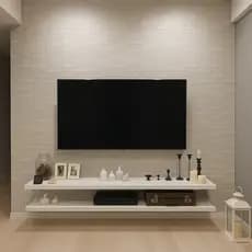 Rack Prateleira MDF 90cm Luxo P/Sala e TV Decoração Estante Moderno Promoção Shopee Ofertas