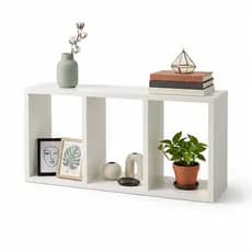 Nicho Organizador Horizontal 3 Divisórias 60x30cm para Livros e Decoração MDF