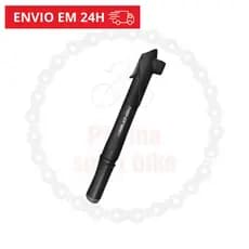 Mini Bomba Reversível High One GP47L Presta Schrader com Blocagem e Suporte Bike