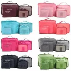 De Organizador Mala De Bagagem Viagem Kit 6 Necessaries e Bolsas