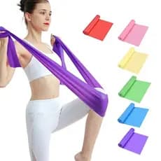 Fitness Faixa Elástica Para Exercício Yoga Alongamento 150cm