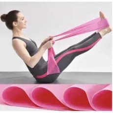 Fitness Faixa Elástica Para Exercício Yoga Alongamento 260cm