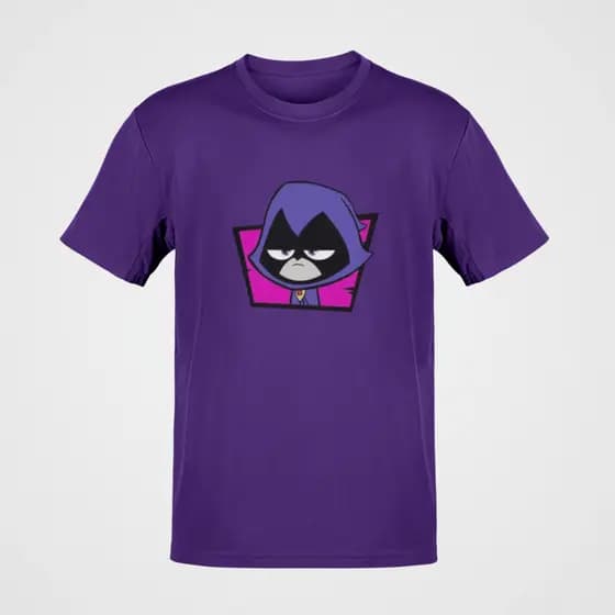 Camiseta Ravena Desenho Titans Personagem 100 % Algodão