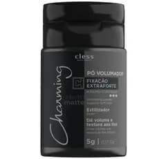 Pó Volumador Extra Forte Charming 5g dá volume e textura aos cabelos fixação moderada e efeito matte