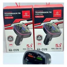 Transmissor Fm Bluetooth 5.1 Carregador Veicular Usb Microsd