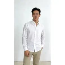 Camisa Social Manga Longa Tradicional Microfibra Com Bolso