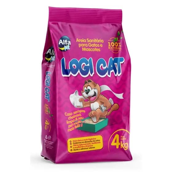 Areia Higiênica para Gatos 4kg Pet Granulado Sanitária