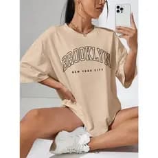 Camiseta Feminina Estampada 100% Algodão Camisetão Feminino Academia