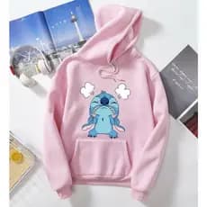 Moletom Canguru Unissex Estampado Com Gorro Quentinha