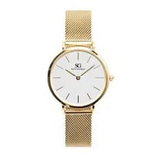 Relógio Feminino Dourado Saint Germain - Chelsea Gold 32mm Fundo Branco