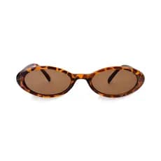 Óculos De Sol Uv400 Oval Feminino Verona Tortoise Giorno