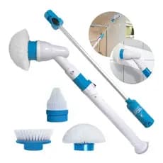 Esfregão Elétrico Giratório Mop Limpeza Pesada Com Extensor 110cm Hurricane Spin Scrubber Bivolt 🧼✨🏠 top