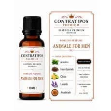 Essência Masculina Tipo Animal | Amadeirado Sensual Forte