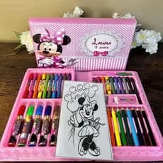 Estojo de Pintura Personalizado Luxo 50 Peças /Maleta de Pintura