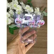 Caixas de acetato modelo Maleta 6x5x5 cm para lembranças e doces