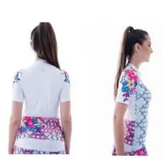 Camisa Elite Ciclista Forro Feminina Branco